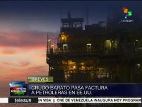 EE.UU.: productores petroleros en crisis por bajos precios del crudo