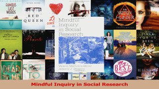 Read  Mindful Inquiry in Social Research PDF Free