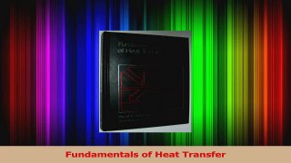 PDF Download  Fundamentals of Heat Transfer Read Full Ebook