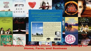 Read  Wind Power Revised Edition Renewable Energy for Home Farm and Business PDF Online