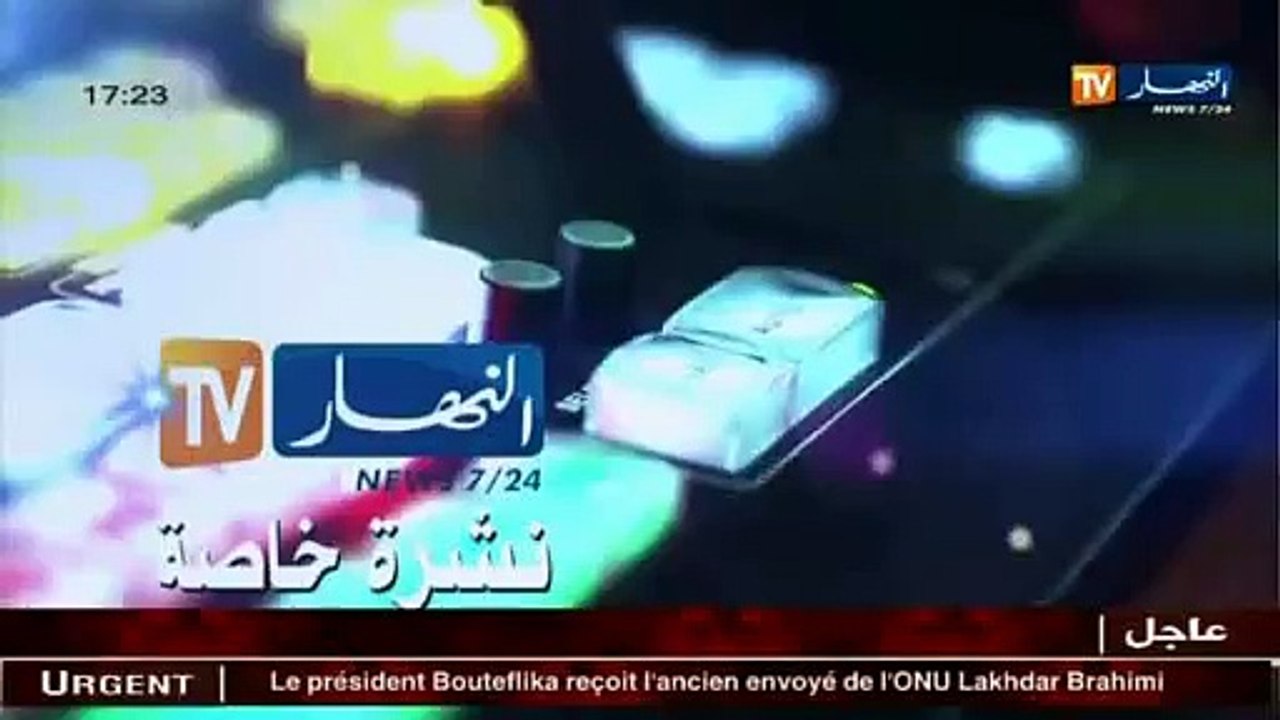 Le Président Bouteflika reçois l ancien envoyé de l ONU Lakhdar Brahimi