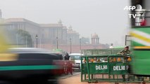 India's capital New Delhi chokes under air pollution