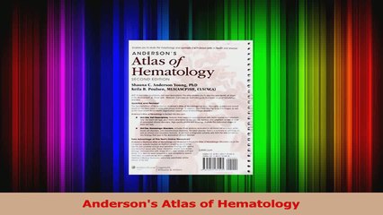 Andersons Atlas of Hematology PDF