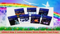 USMLE Step 1 Lecture Notes 2016 Kaplan Test Prep Read Online