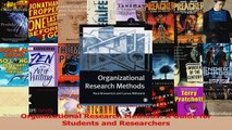 Download  Organizational Research Methods A Guide for Students and Researchers Ebook Online