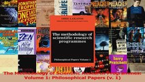 Download  The Methodology of Scientific Research Programmes Volume 1 Philosophical Papers v 1 Ebook Free