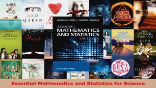 Download  Essential Mathematics and Statistics for Science Ebook Free