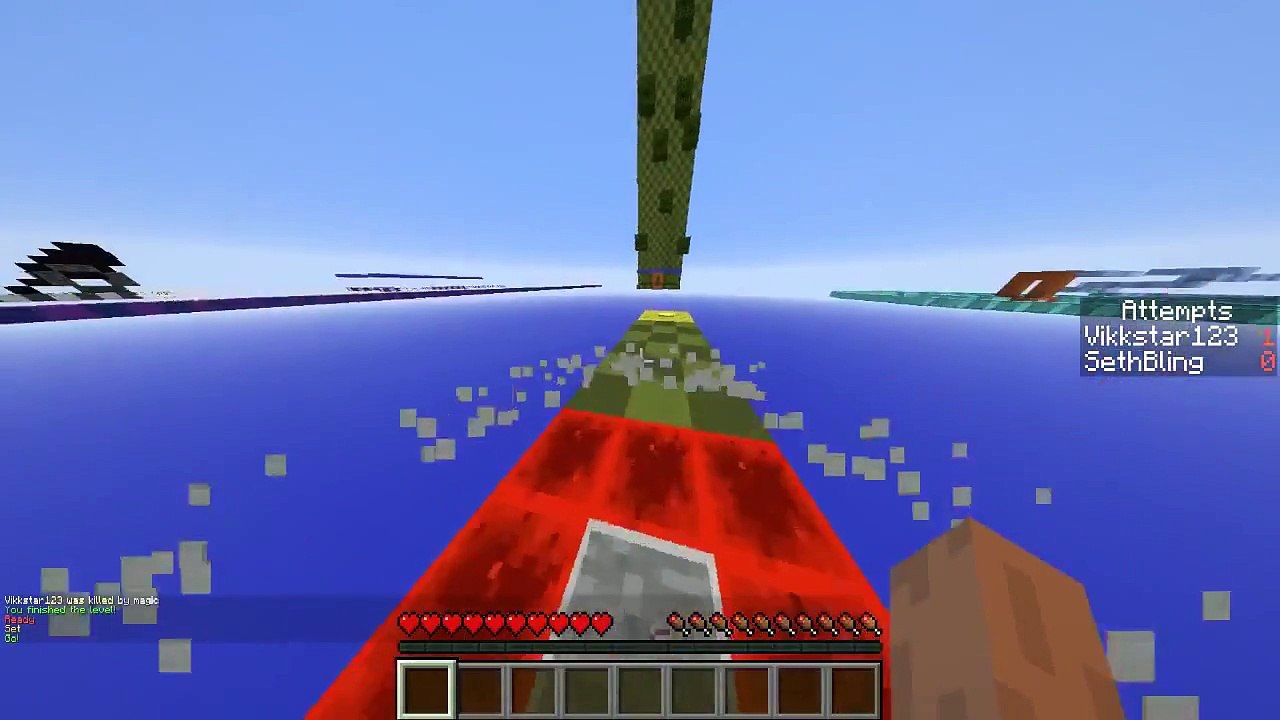 Minecraft+ 15 SECONDS PARKOUR CHALLENGE with Vikkstar