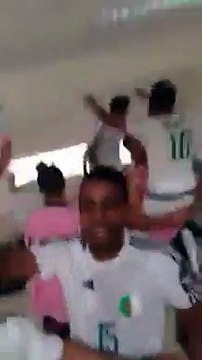 La joie des jeunes joueurs Algériens après leur victoire 2-0 contre le Mali U23