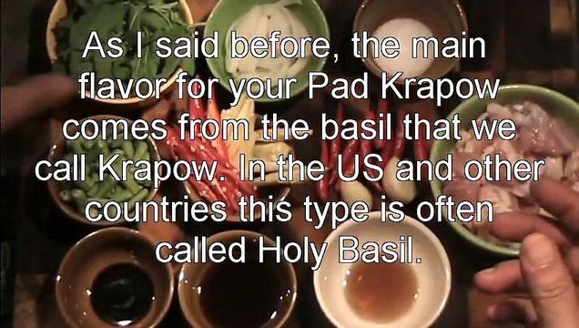 Authentic Thai Recipe for Kraprow Gai ผัดกระเพาไก่ Basil & Chili Stir Fry with Chicken