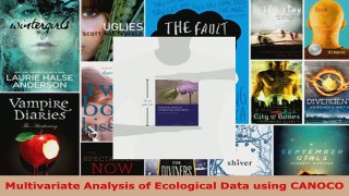 Download  Multivariate Analysis of Ecological Data using CANOCO Ebook Online