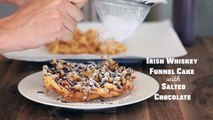 Irish Whiskey Funnel Cake & Salted Chocolate | Byron Talbott