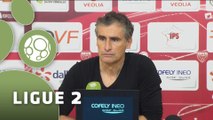 Conférence de presse Dijon FCO - AJ Auxerre (0-0) : Olivier DALL'OGLIO (DFCO) - Jean-Luc VANNUCHI (AJA) - 2015/2016
