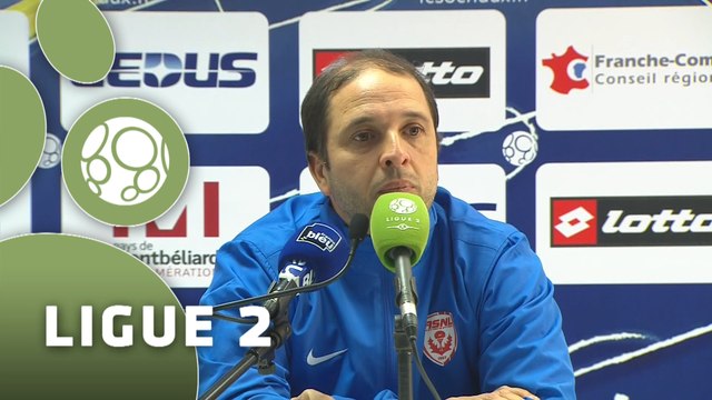 Conférence de presse FC Sochaux-Montbéliard - AS Nancy Lorraine (2-2) : Albert CARTIER (FCSM) - Pablo CORREA (ASNL) - 2015/2016