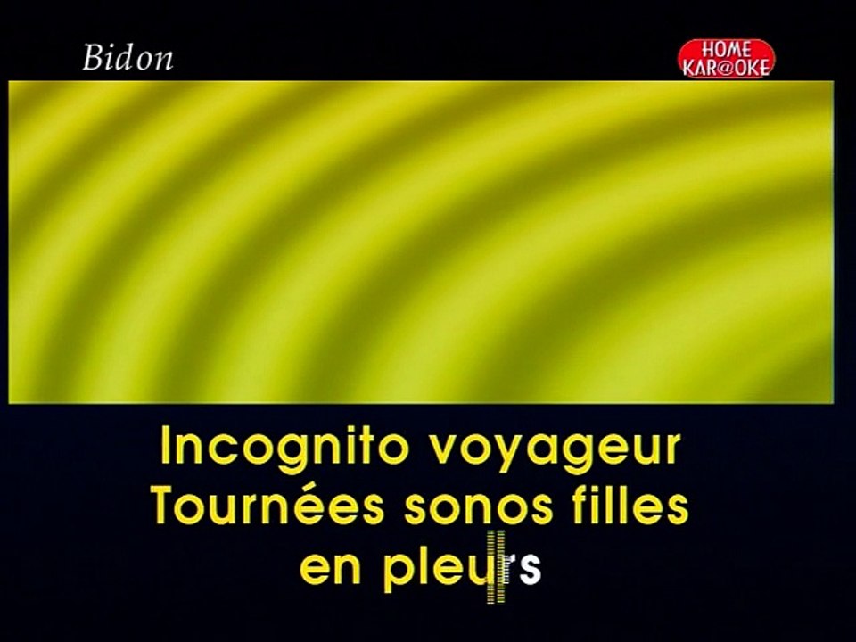KARAOKE ALAIN SOUCHON - Bidon