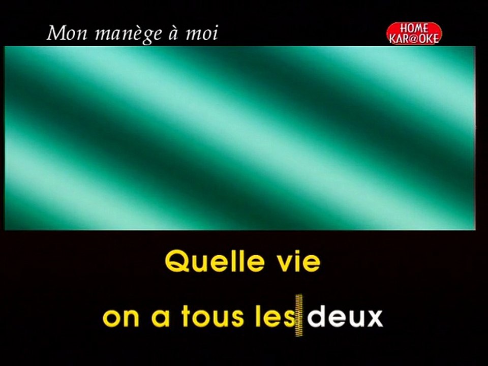 KARAOKE EDITH PIAF - Mon manège à moi