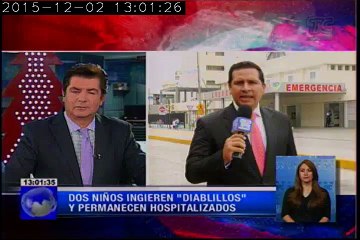 Dos niños ingieren "diablillos" y permanecen hospitalizados