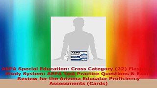 AEPA Special Education Cross Category 22 Flashcard Study System AEPA Test Practice Download