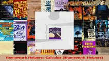 Homework Helpers Calculus Homework Helpers PDF