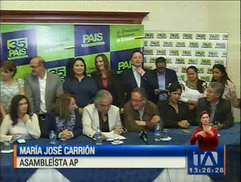 APAlianza PAÍS ratifica su apoyo a las enmiendas constitucionales