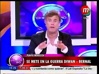 Flavio Mendoza se metió en la guerra Diwan - Delgado