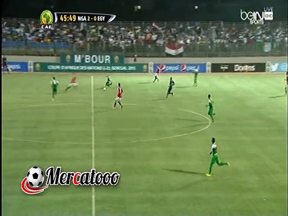 هدف مصر الاول ( نيجيريا 2 -1 مصر ) بطولة إفريقيا لأقل من 23 سنة 2015