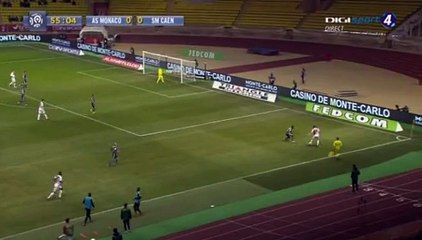 Guido Carrillo Goal 1-0 HD - Monaco vs Caen - Ligue 1 02.12.2015
