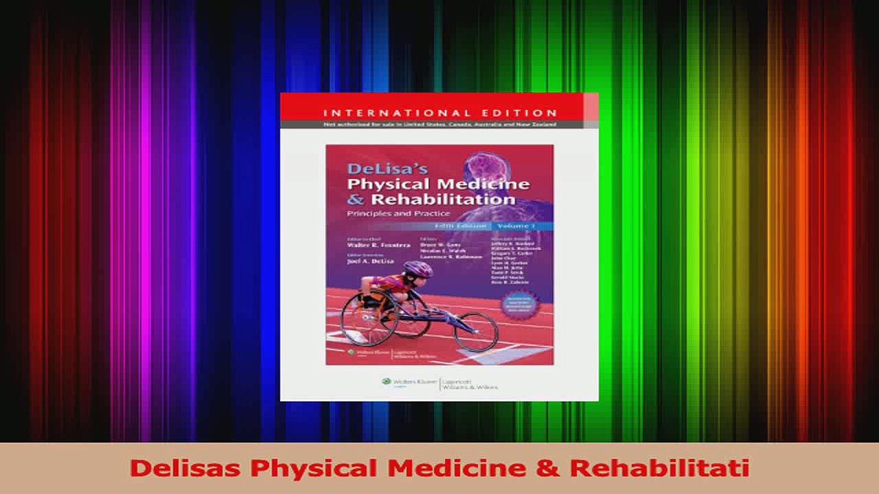 Delisas Physical Medicine  Rehabilitati PDF
