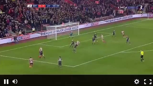 Sadio Mane fantastic Goal - Southampton vs Liverpool 1-0 2015