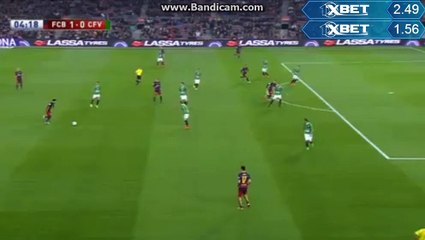 FC Barcelona - CF Villanovense 1-0 Alves