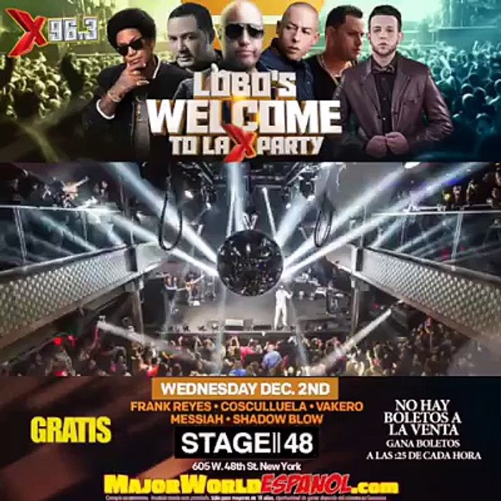 Lo que viene el 2 de diciembre es grande en el djlobo Welcome to La X Party