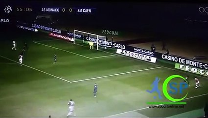 Monaco vs Caen 1-1 All Goals & Highlights 2015