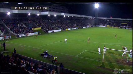Alain Arroyo Goal - Barakaldo 1 - 0 Valencia - 02/12/2015