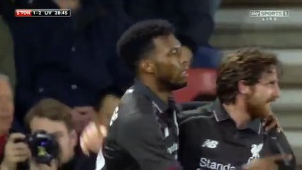 Daniel Sturridge Second Goal - Southampton vs Liverpool 1-2 (Capital One Cup) 2015 HD