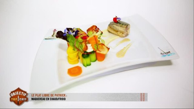 La plat de Patrick : maquereau en chaud-froid