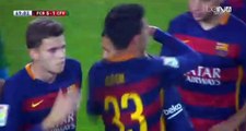 Sandro Ramirez 3 rd Goal Barcelona 5 - 1 Villanovense Copa del Rey 2-12-2015