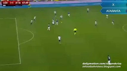 1-1 Gaetano Monachello Goal - Udinese v. Atalanta 02.12.2015 HD