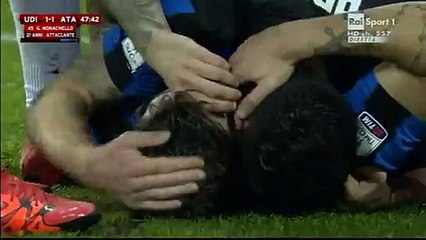 Monachello Goal - Udinese 1-1 Atalanta - 02-12-2015 Coppa Italia