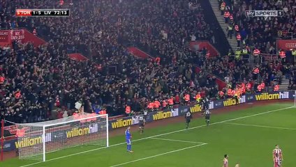 Jordon Ibe Goal - Southampton 1-5 Liverpool - 02-12-2015 Capital One Cup