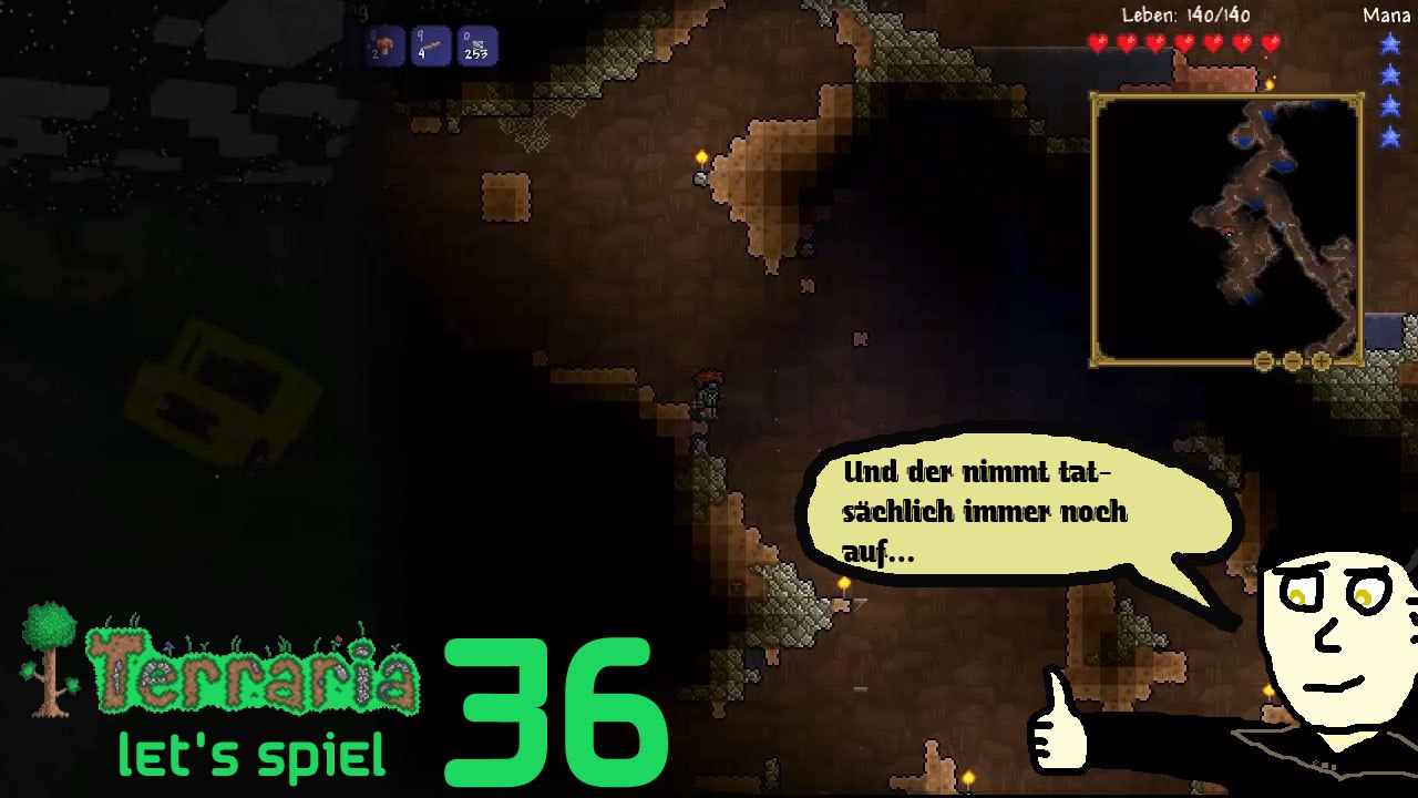 Terraria 'Let's Spiel' (Let's Play) 36: Crossover-Aufnahme mit SP-4004 (2/3)