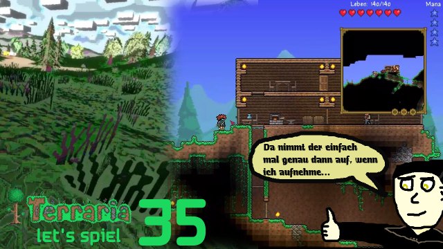 Terraria Let's Spiel (Let's Play) 35: Crossover-Aufnahme mit SP-4004 (1/3)
