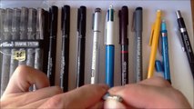 Drawing Tools and Rendering Techniques Tutorial Pencil vs Ball Point Pen vs Fine Liner Mar