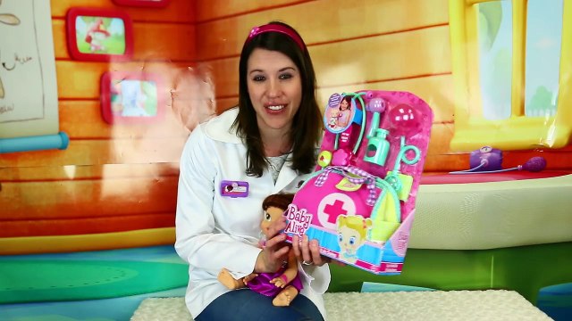 CRAZY Baby Alive With Doc Sandra McStuffins + Doctors Bag & Kit Playset Toy DisneyCarToys