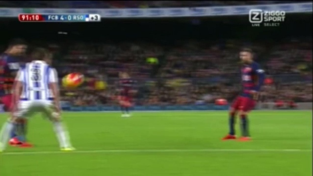 Neymar Amazing Skills and Assist before Messi GOAL -Barcelona 6-1 Villanovense Copa Del REY 02.12.2015
