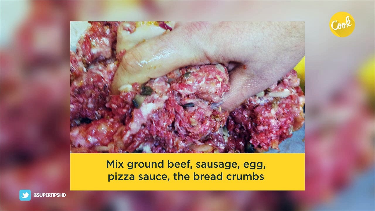 Rolled italian meat loaf