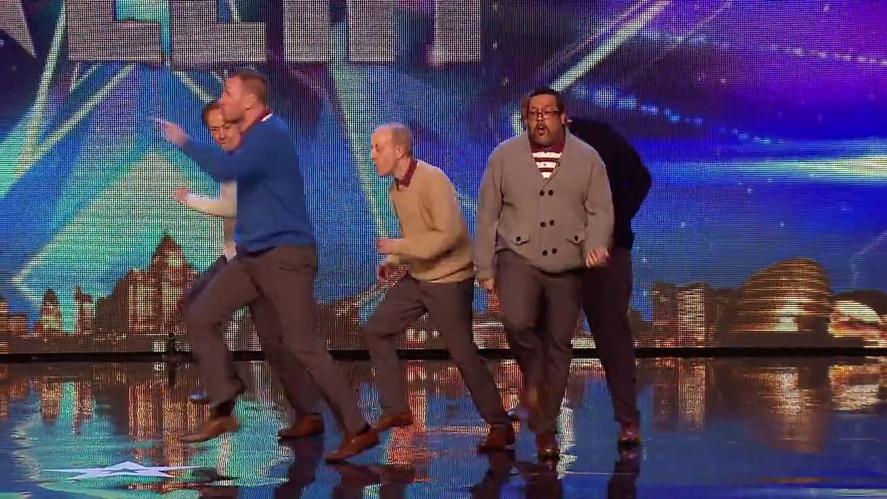 Old Men Grooving bust a move, and maybe their backs! | Britains Got Talent 2015