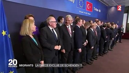 Migrants : la Grèce menacée d'être exclue de l'espace Schengen