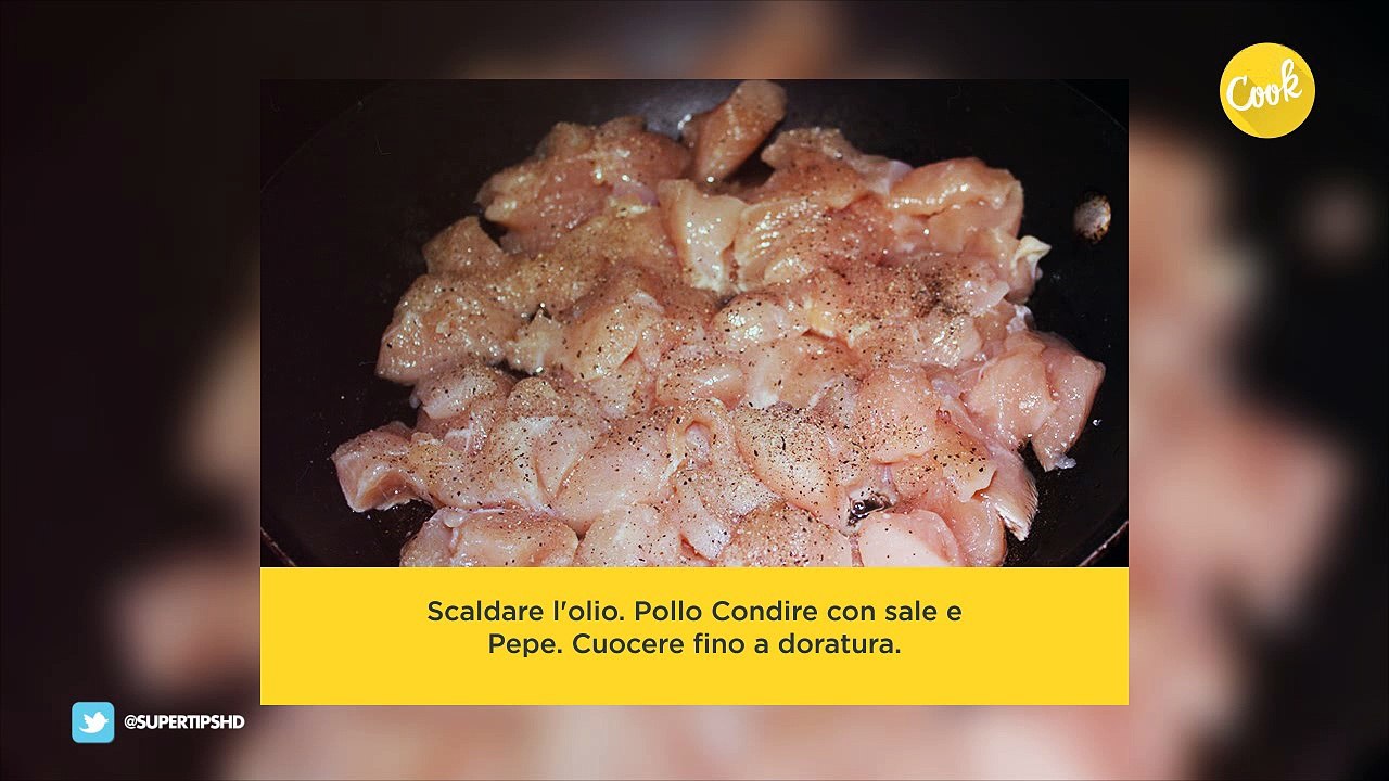 pollo pan-arrosto con ceci