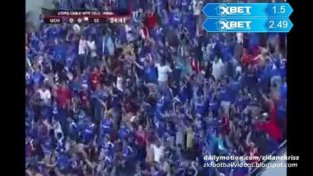 1-0 Mathias Corujo Diaz Amazing Goal - Universidad de Chile v. Colo Colo - Copa Chile Final 02.12.2015