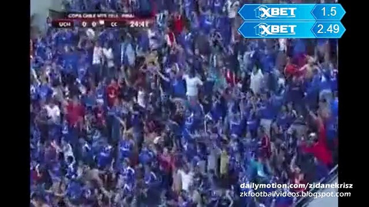 1-0 Mathias Corujo Diaz Amazing Goal - Universidad de Chile v. Colo Colo - Copa Chile Final 02.12.2015
